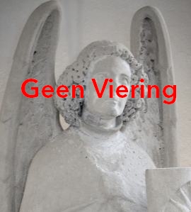 Geen viering engel Geen viering